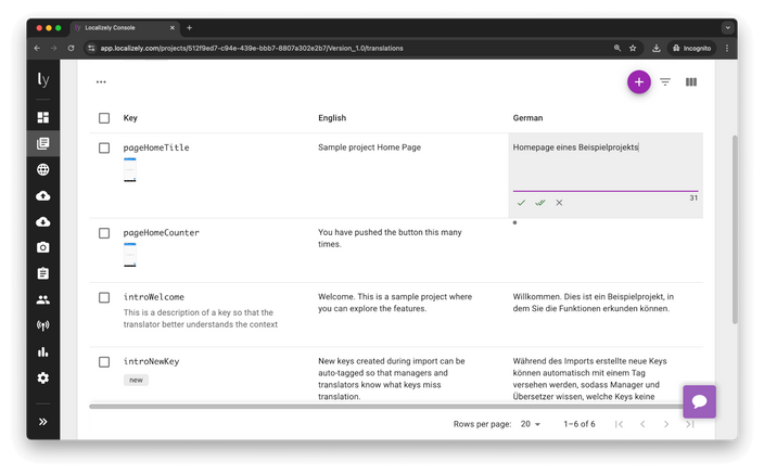 Flutter localization translate