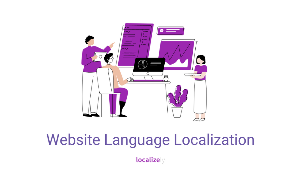 Website language localization