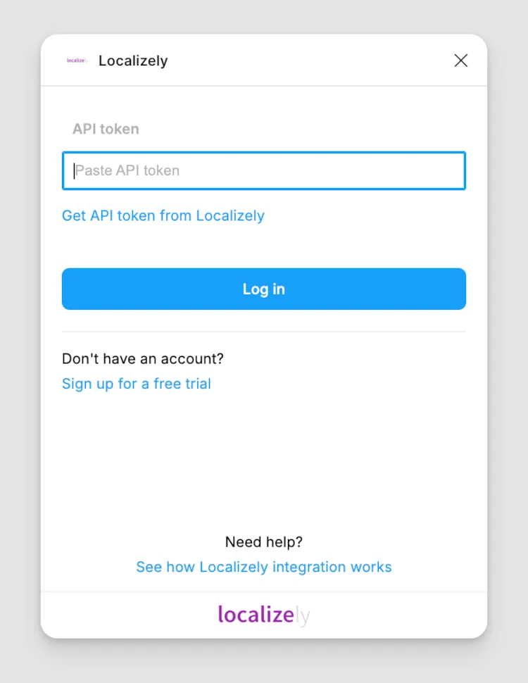 Figma plugin login