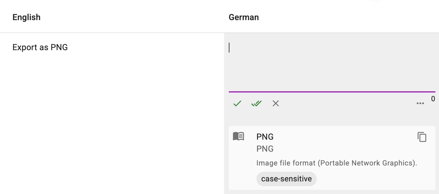 Glossary term suggestion