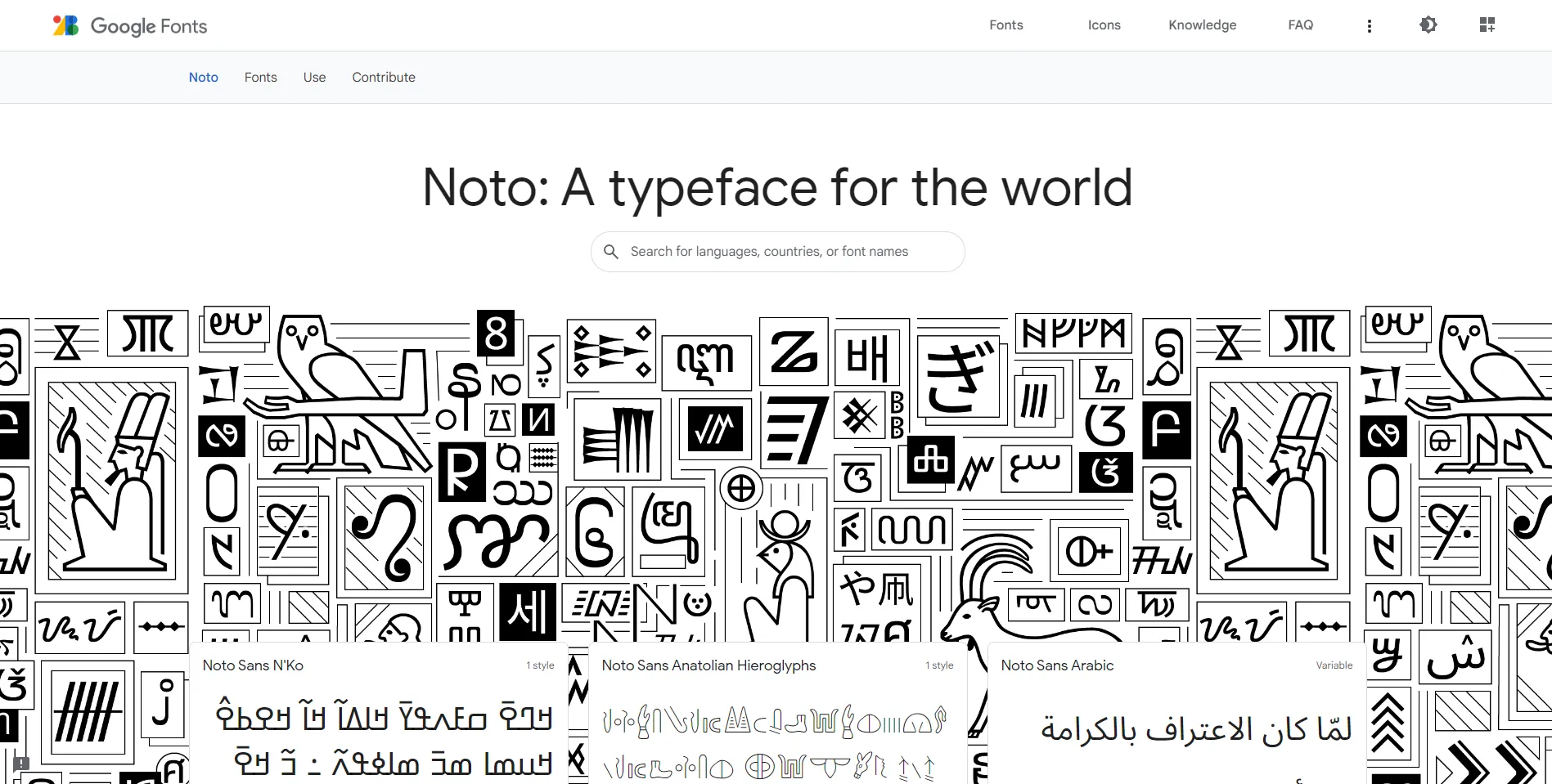 Google Noto Font