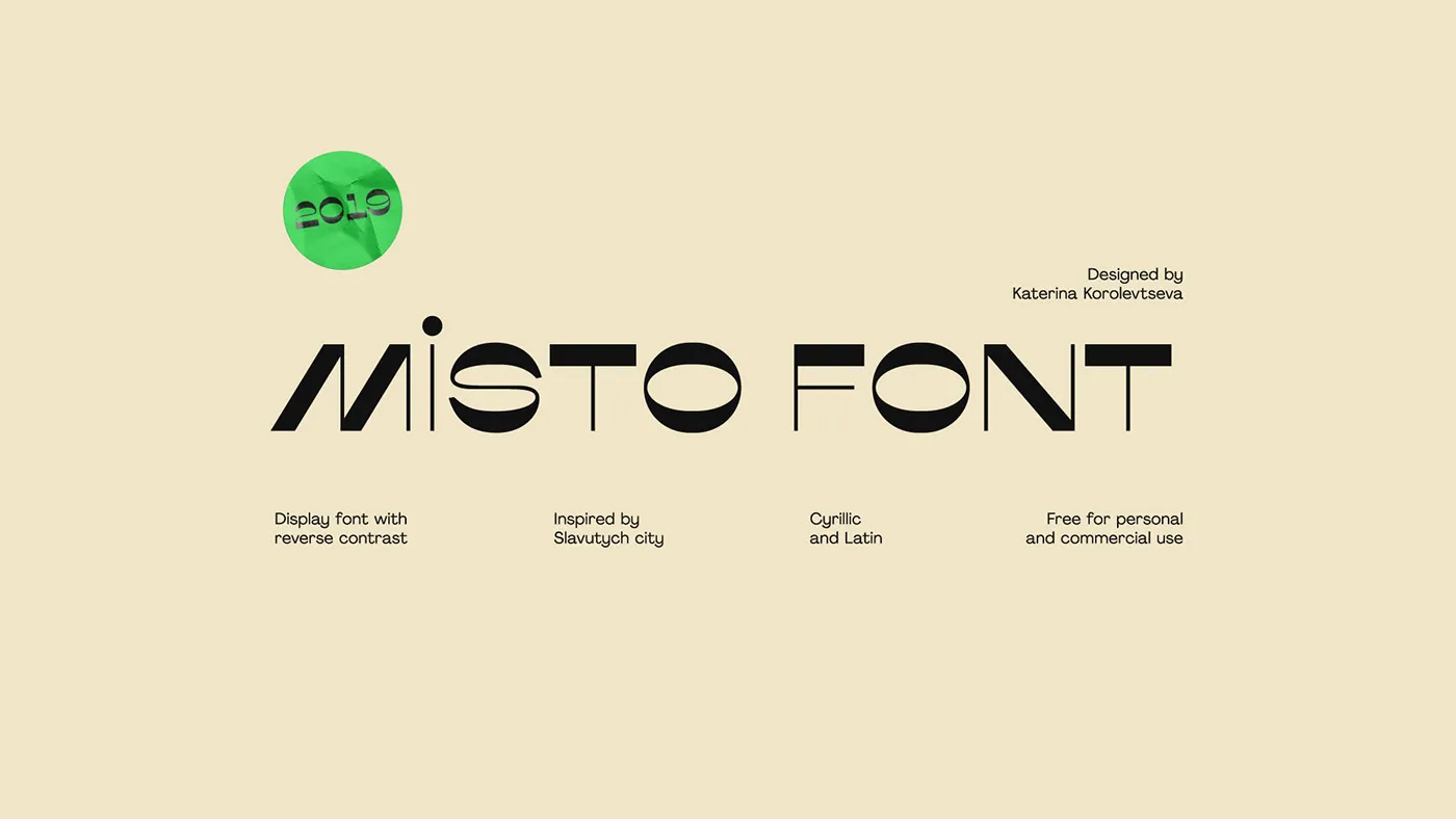 Misto Font