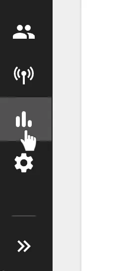 Statistics menu item