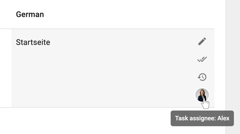 Task assignee