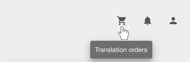 Translation orders icon